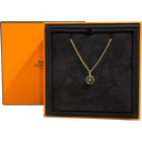 Hermes Gambade 18k Pendant Necklace