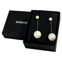 Chanel Pearl Earrings 