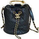 Chanel Seasonal Bucket Pearl Top Handle Bag