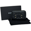 Chanel Filigree Zip Cardholder