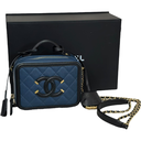 Chanel Filigree Vanity Case Mini