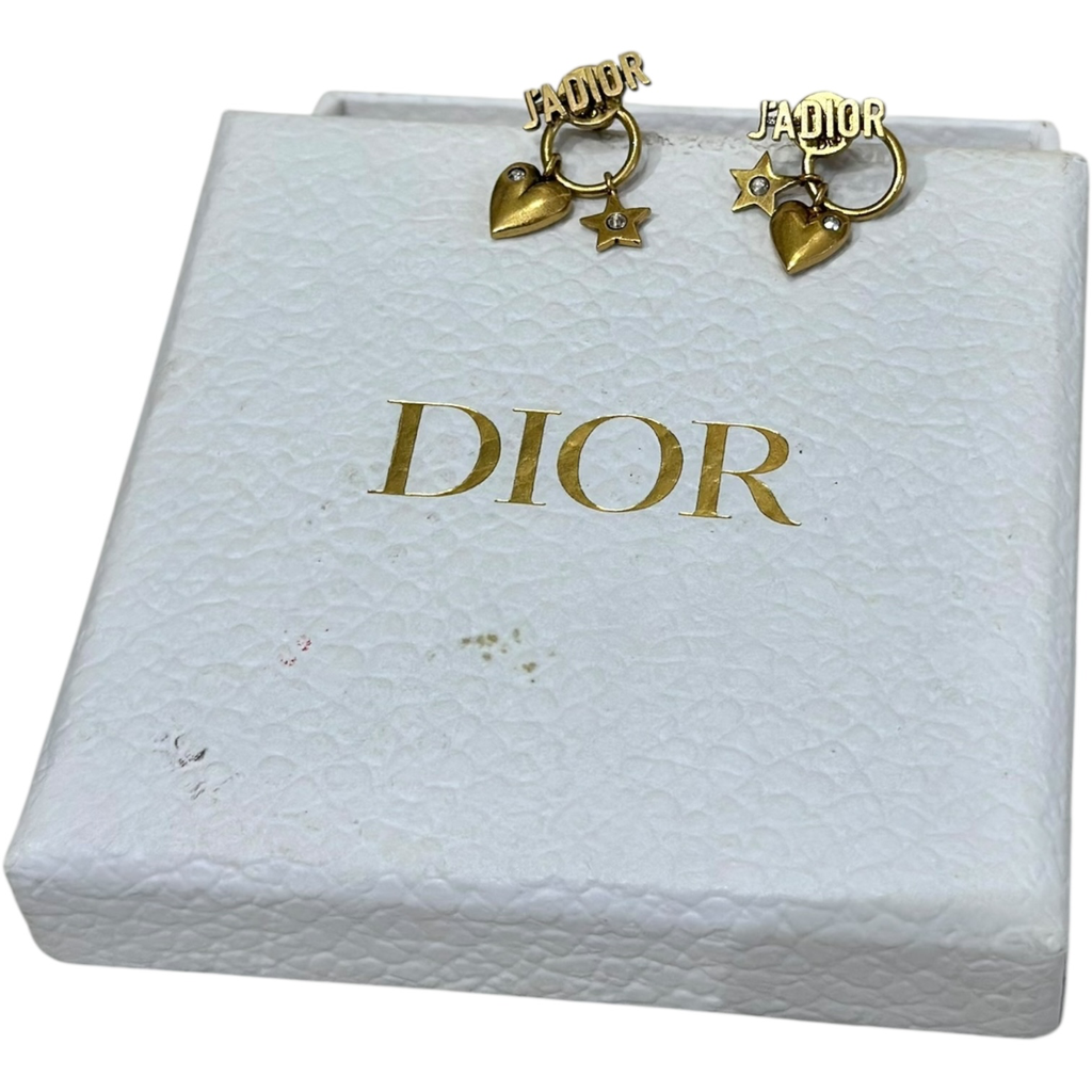 Dior J’ADIOR Heart Star Earrings