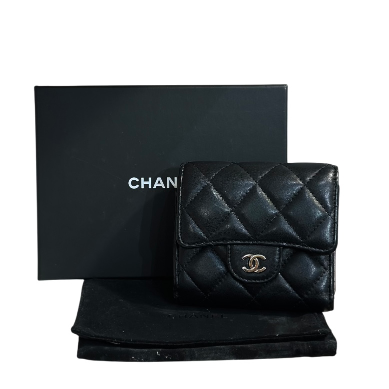 Chanel Calfskin Short Wallet