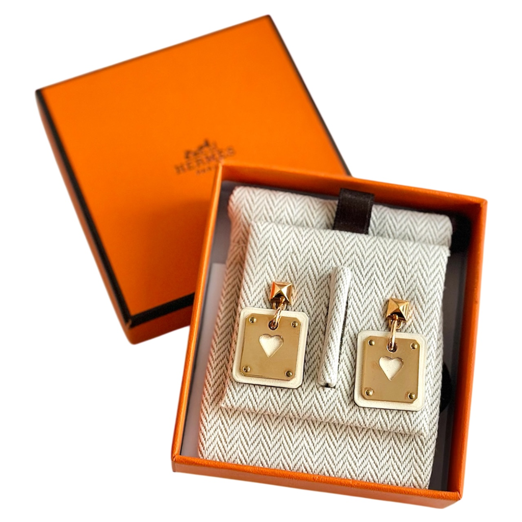 Hermes Poker Earrings