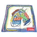 Hermes 42x42 Scarf (White/Blue)