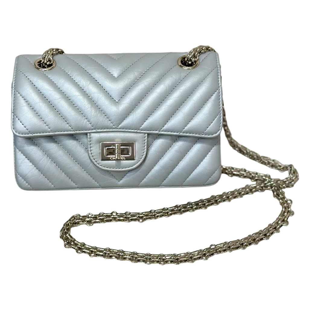 Chanel Reissue 2.55 19cm(Silver/Ghw)