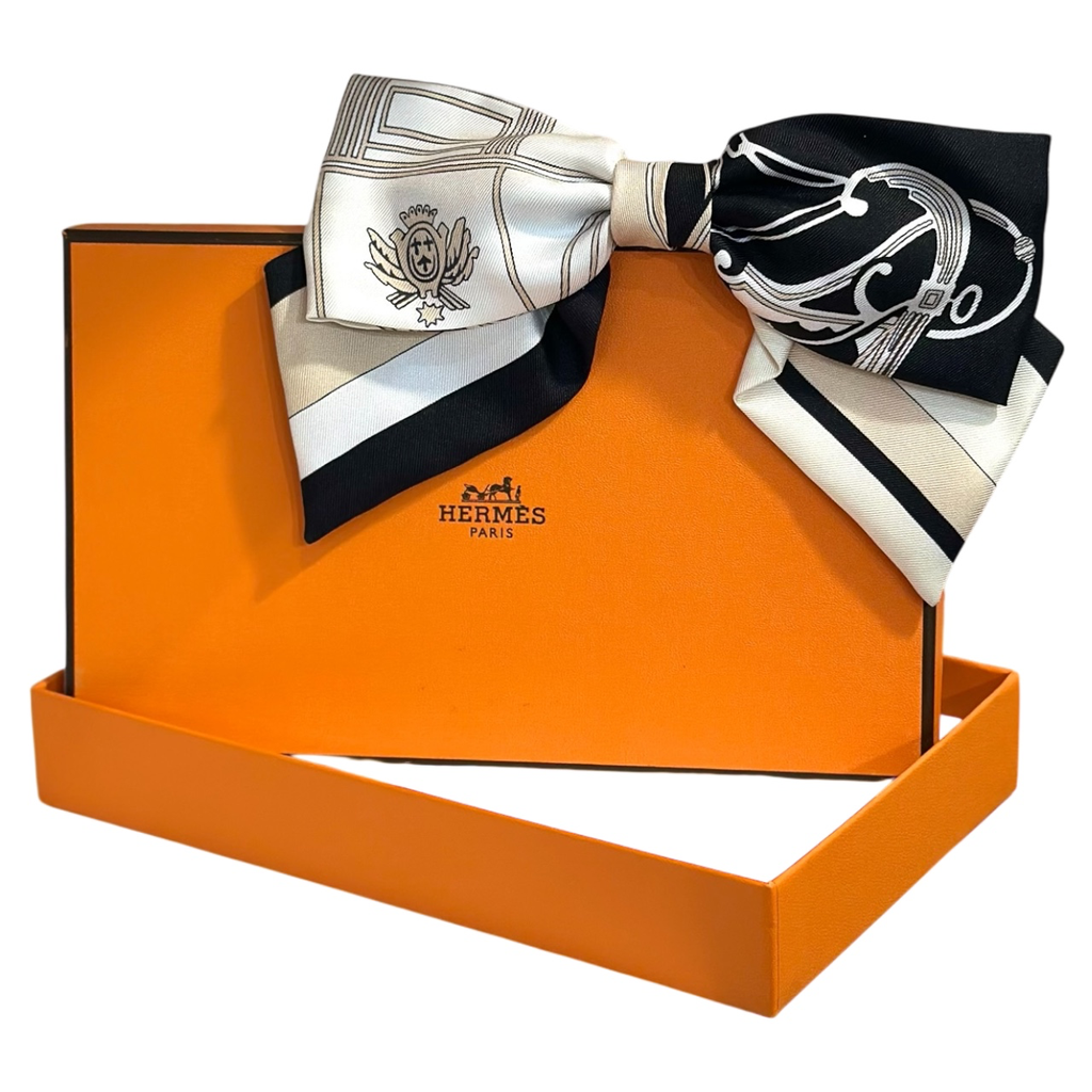 Hermes Ribbon Hair Clip