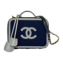 Chanel Filigree Top Handle Vanity Case