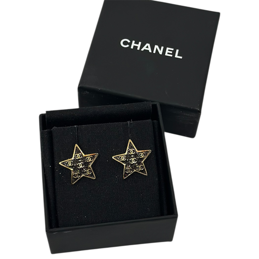 Chanel Star Cc Earrings Medium