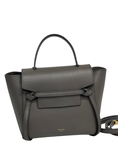 [#UGA-0148] Celine Belt Bag Nano Grey