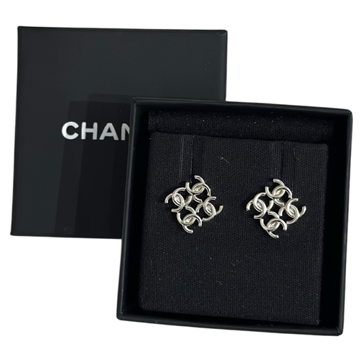 [#ABE270] Chanel Square 4 CC Earrings