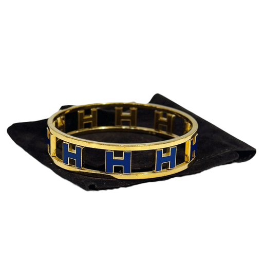 Hermes Enamel Rondo Ash Bracelet